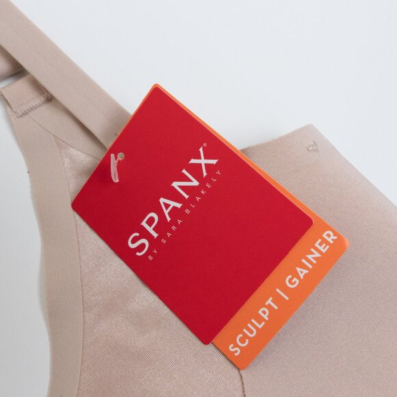 Spanx Open-Bust Brief Bodysuit Soft Nude Small - Picture 10 of 16
